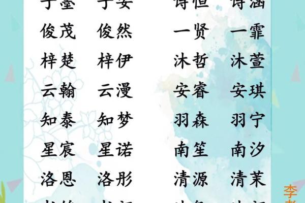 八月出生男宝宝起名推荐及注意事项