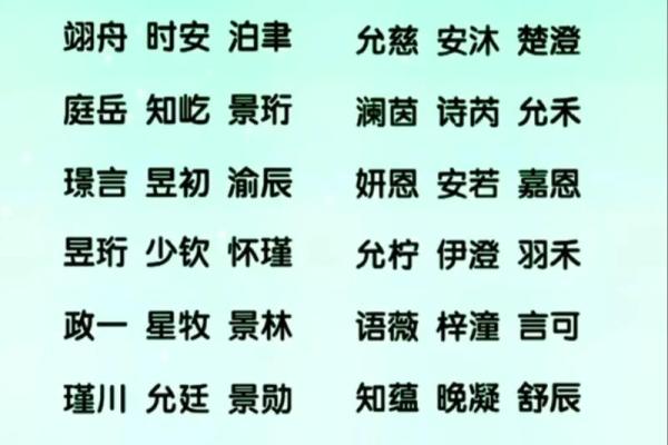 新生儿起名无压力：免费资源助您轻松取名