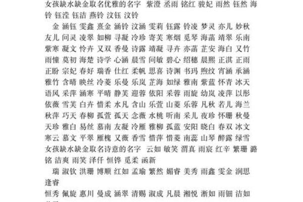 如何为缺金宝宝起个合适的名字