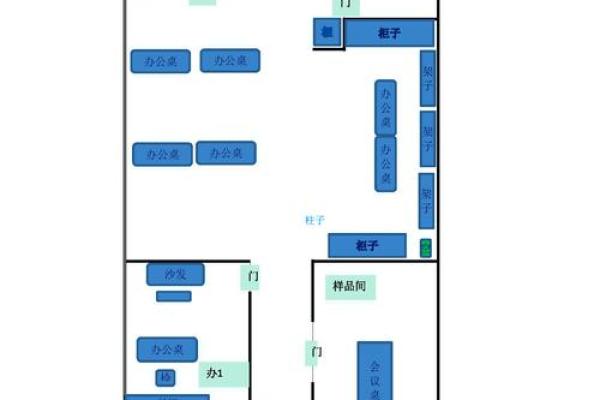 办公室风水学图解解析与最佳布局建议
