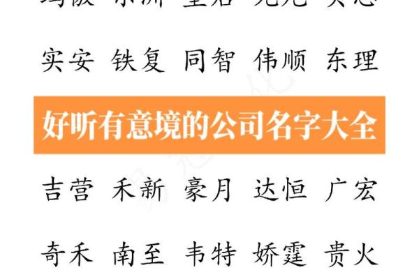 创意十足的设计公司起名灵感与精选推荐