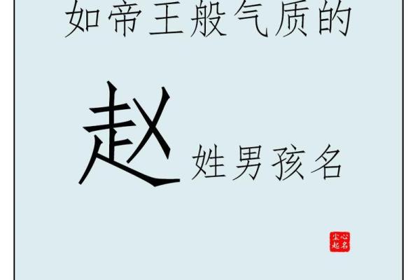 赵姓男宝宝取名指南，打造独特有意义的名字