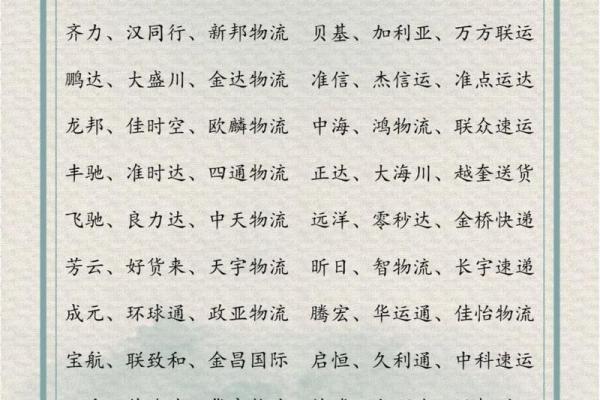 免费起名宝典 适合各种行业的公司名字推荐