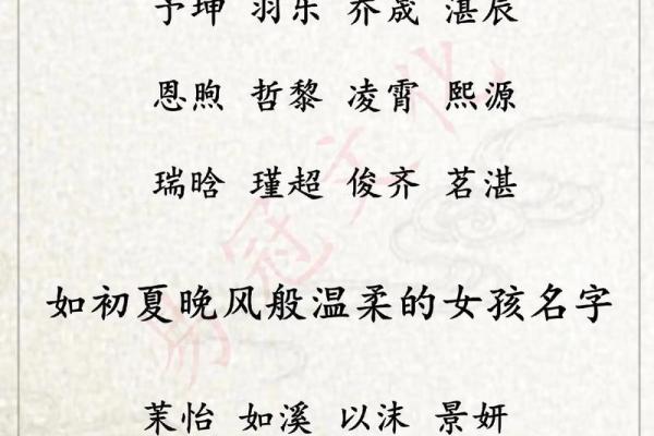 万姓男孩女孩名字推荐：如何选择适合的名字