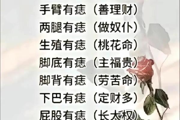 男性面部痣相解析：揭示不同部位痣的性格与命运暗示