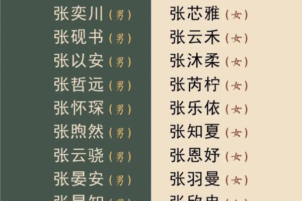 如何为孩子起个有寓意的张姓名字