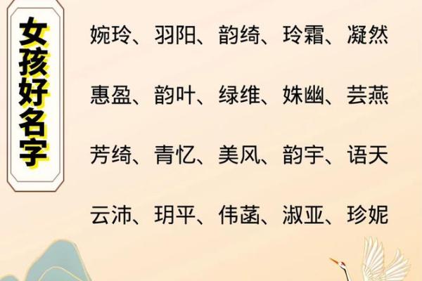 最美的女孩子名字精选