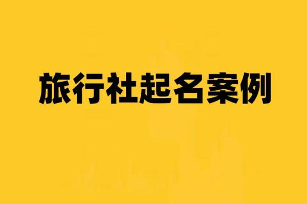 如何为旅游公司取一个既吸引人又具创意的名字