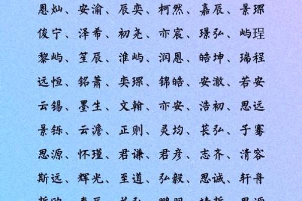 书言男孩名字的寓意解析