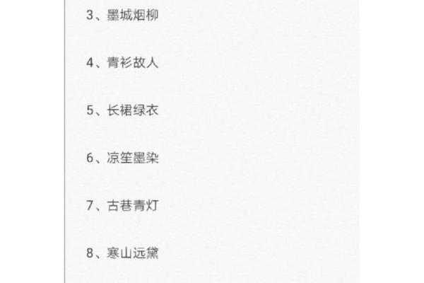 诗情画意，四字名字的独特魅力