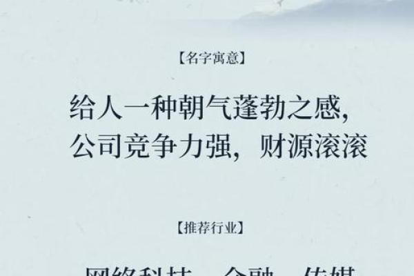 兴旺昌盛的公司名字创意与启示