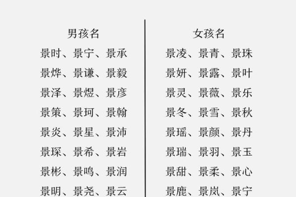 公司起名选择景字的创意与文化意义