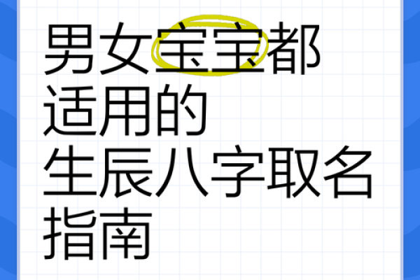 宝宝名字与生辰八字的完美搭配