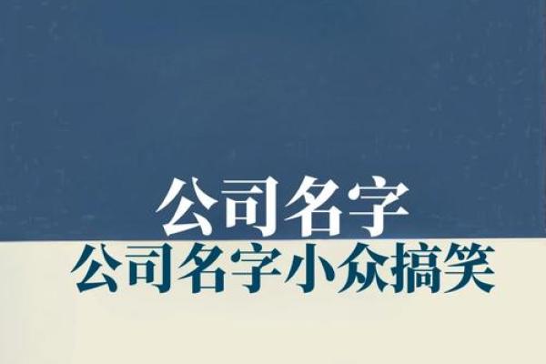 公司起名的关键因素与策略分析