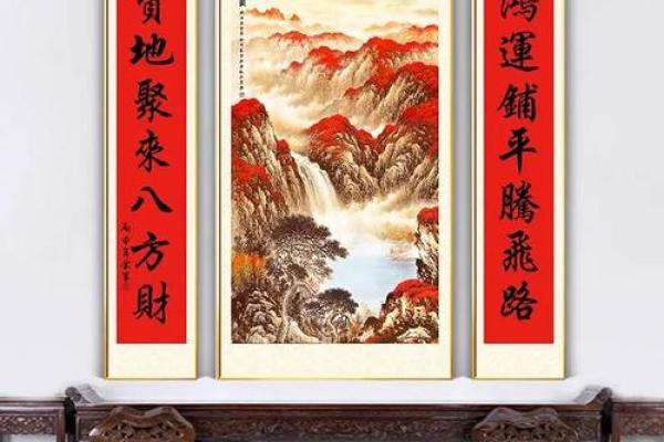 家居风水点睛之笔：招财中堂油画，财运滚滚来