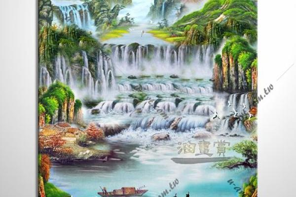 家居风水点睛之笔：招财中堂油画，财运滚滚来
