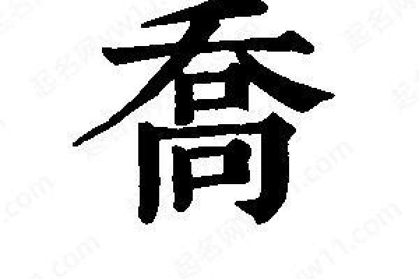 如何根据乔字的五行属性选择合适的名字
