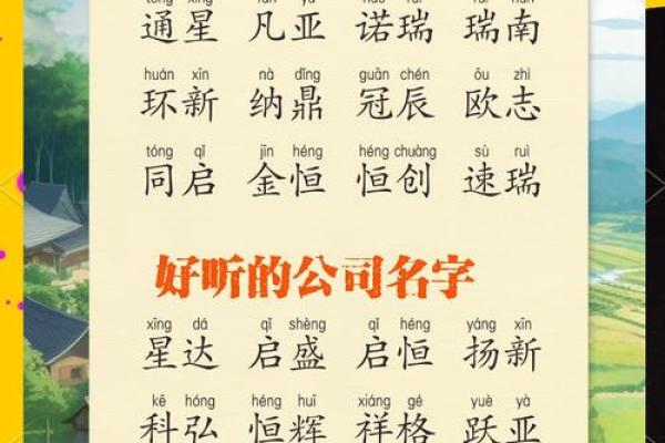 公司起名大全 最新趋势与热门推荐