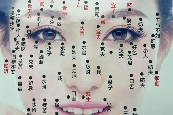 神秘痣相大揭秘：哪个位置能旺夫旺财？