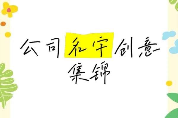 如何为创意公司选择一个吸引眼球的名字