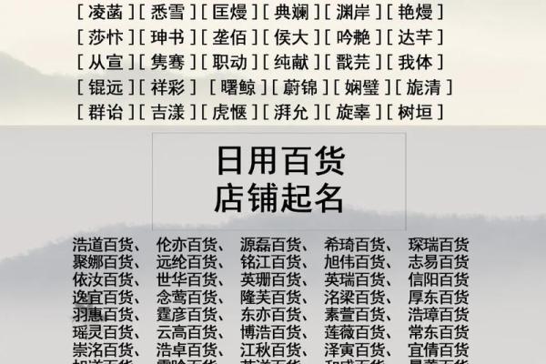 如何选择商店起名大全公司打造独特品牌