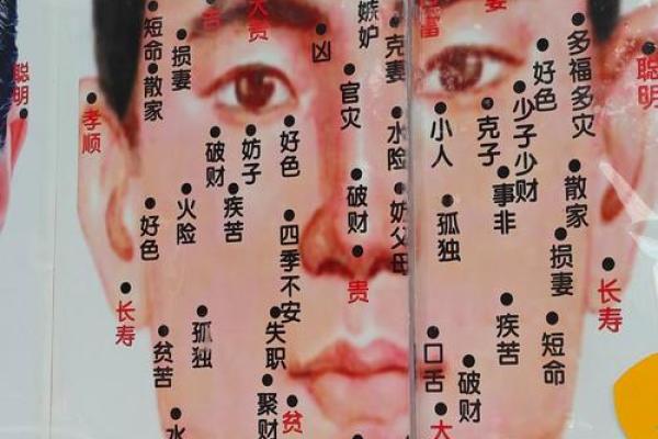 痣相男运势秘籍：脸部痣相图解，解锁你的运势宝藏！