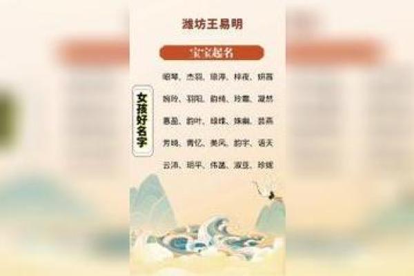 虢氏宝宝：寓意美好的名字精选