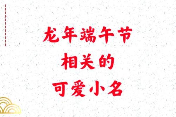 端午佳节，文化传承——创意端午姓名大赿