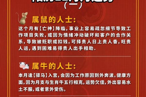 生肖月份运势变化与解析