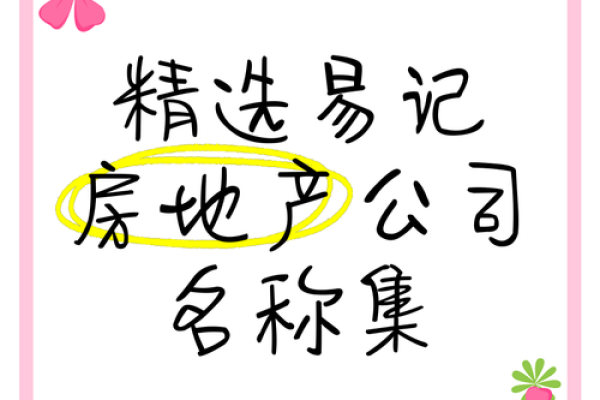 如何为房产营销公司选择一个专业且有吸引力的名字