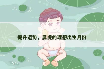 提升运势，属虎的理想出生月份