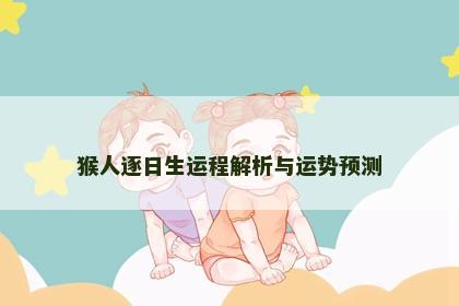 猴人逐日生运程解析与运势预测