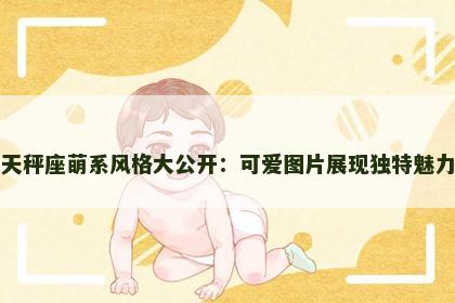 天秤座萌系风格大公开：可爱图片展现独特魅力