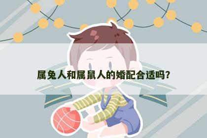 属兔人和属鼠人的婚配合适吗？