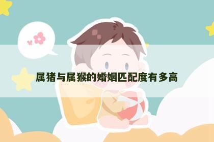 属猪与属猴的婚姻匹配度有多高