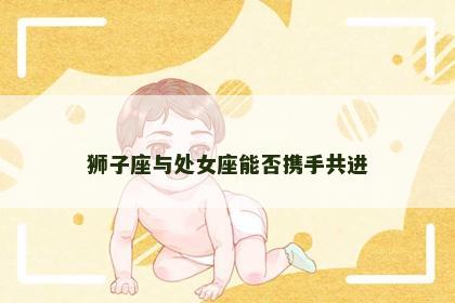 狮子座与处女座能否携手共进