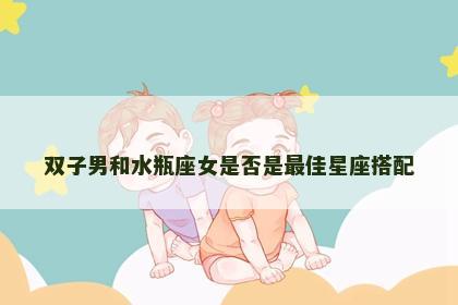 双子男和水瓶座女是否是最佳星座搭配