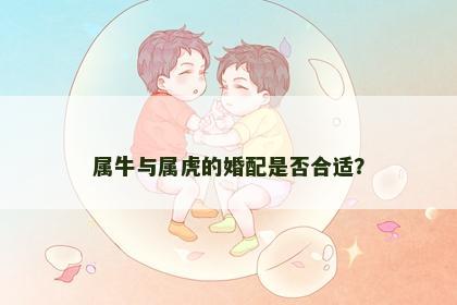 属牛与属虎的婚配是否合适？